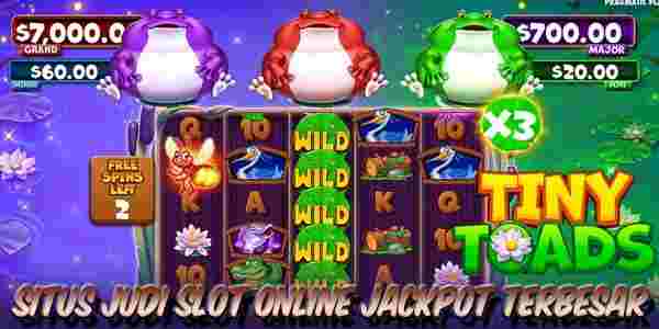 Situs Judi Slot Online Terbaik dan Terpercaya Jackpot Terbesar Tiny Toads